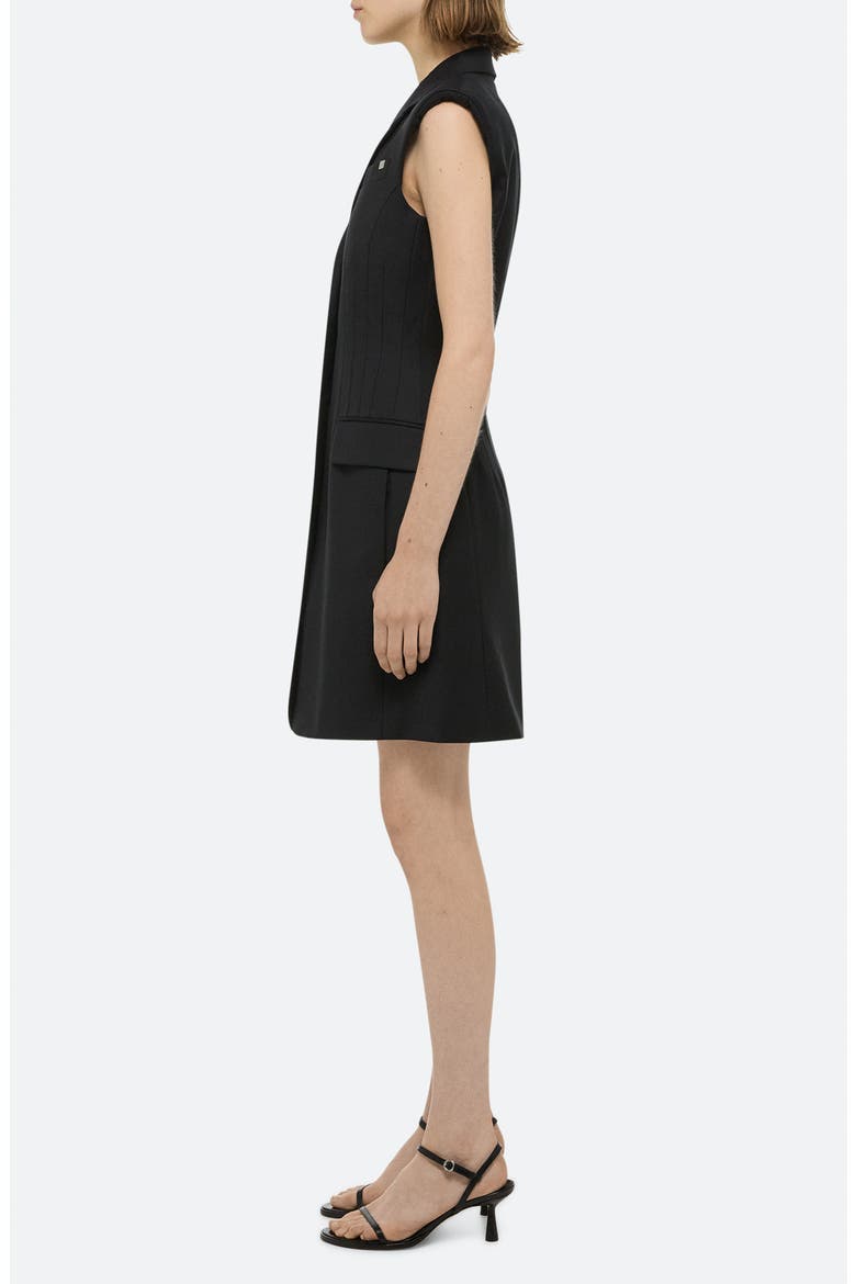 Tailored Sleeveless Blazer Dress, Alternate, color, BLACK