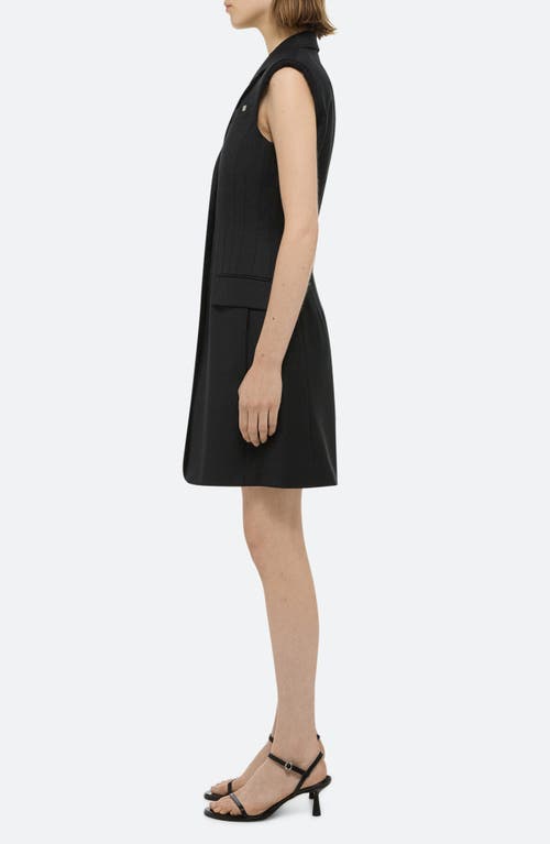 Helmut Lang Waisted Blazer Dress In Black