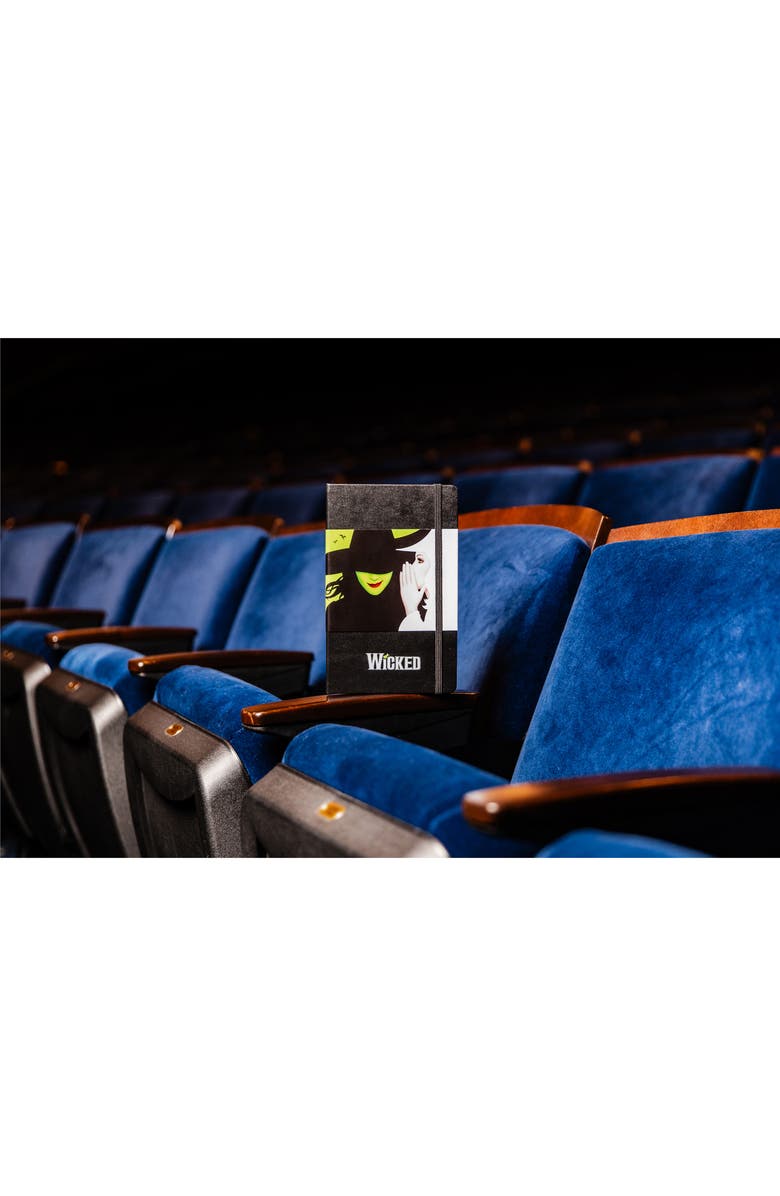 Moleskine Large Ruled Hardcover Wicked Notebook, Alternate, color, Black