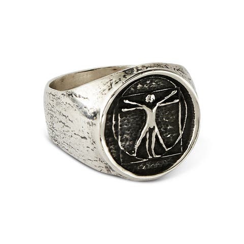 Vitruvian Silver Ring
