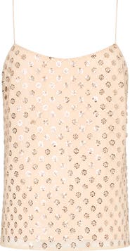 Milly Rylan Sequin Embroidered Camisole