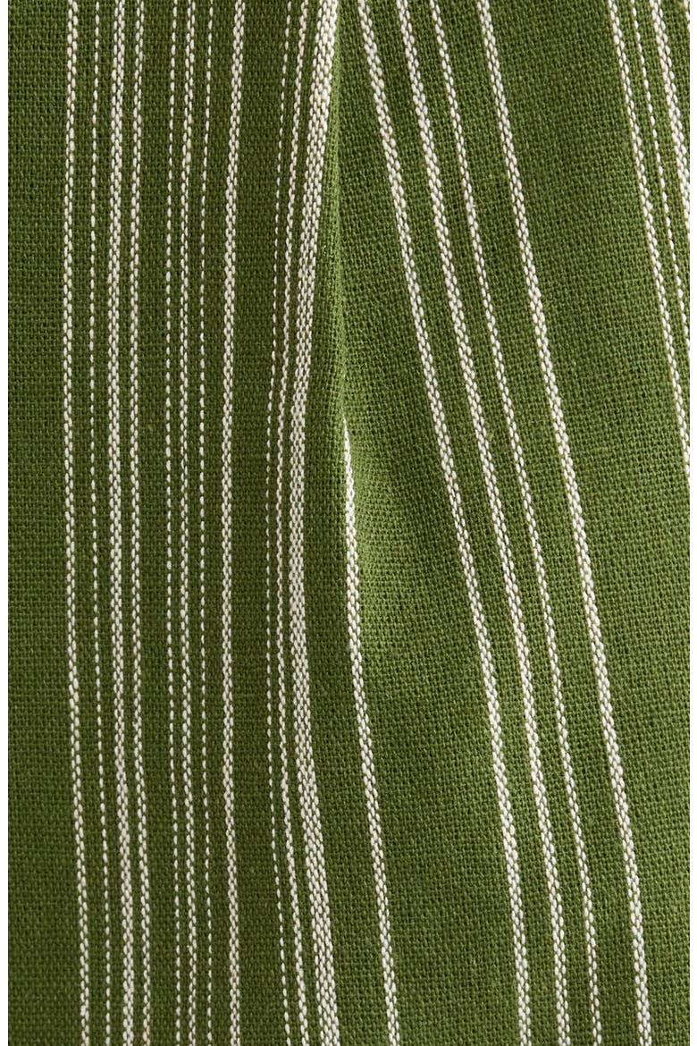 Arena Stripe Pleated Shorts, Alternate, color, CHIVE STRIPE