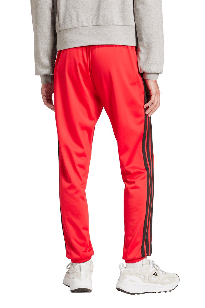 3-Stripes Tricot Joggers, Alternate, color, PURE RUBY/ /