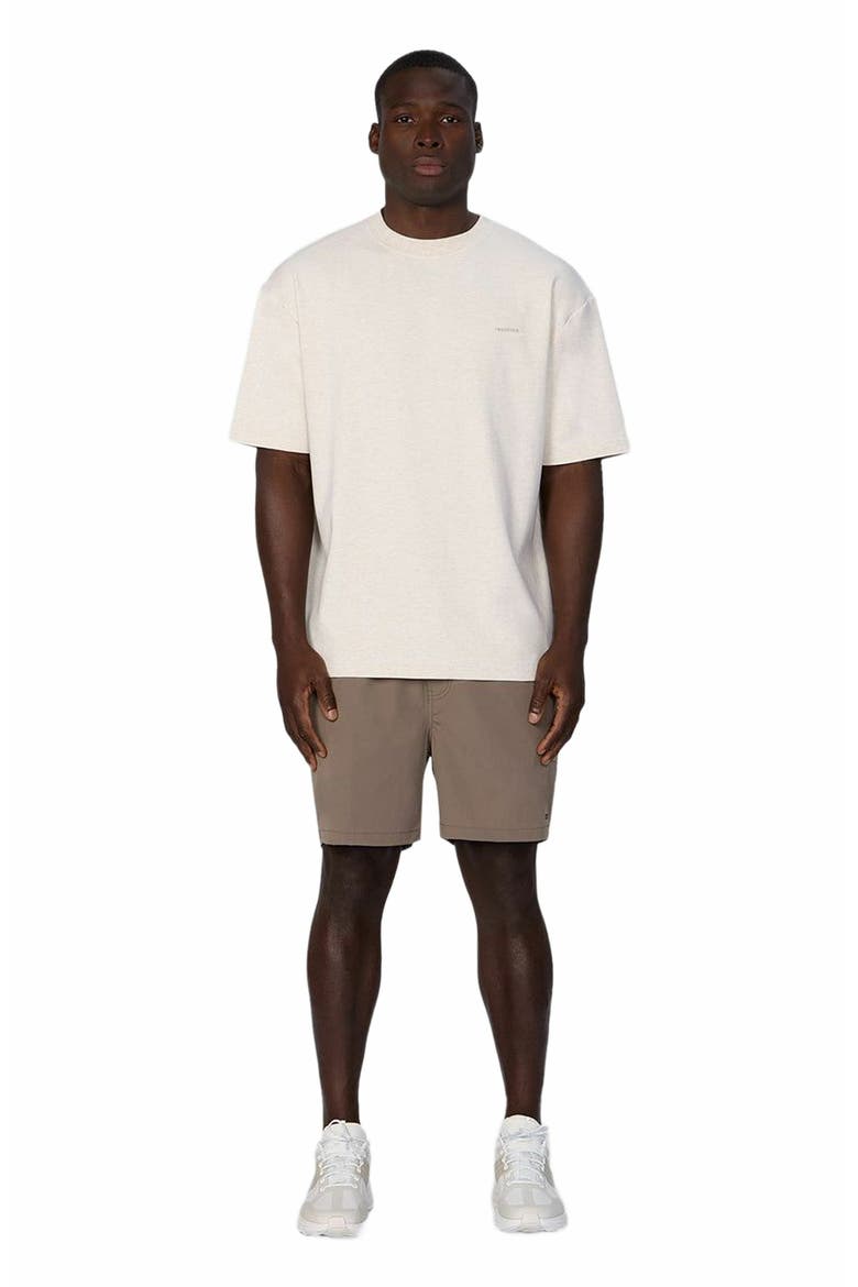 THE NEWPORT TEE, Alternate, color, CHALK MARLE