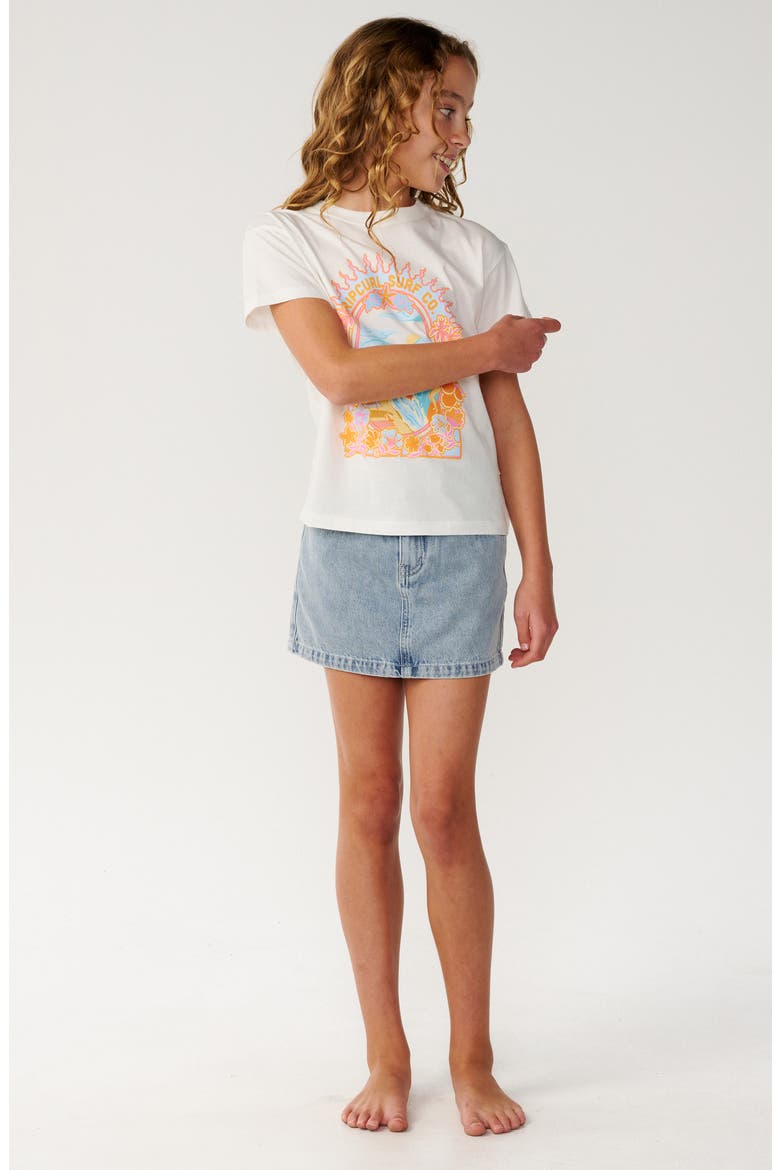 Kids' Costa Del Sol Graphic Cotton T-Shirt, Alternate, color, BONE