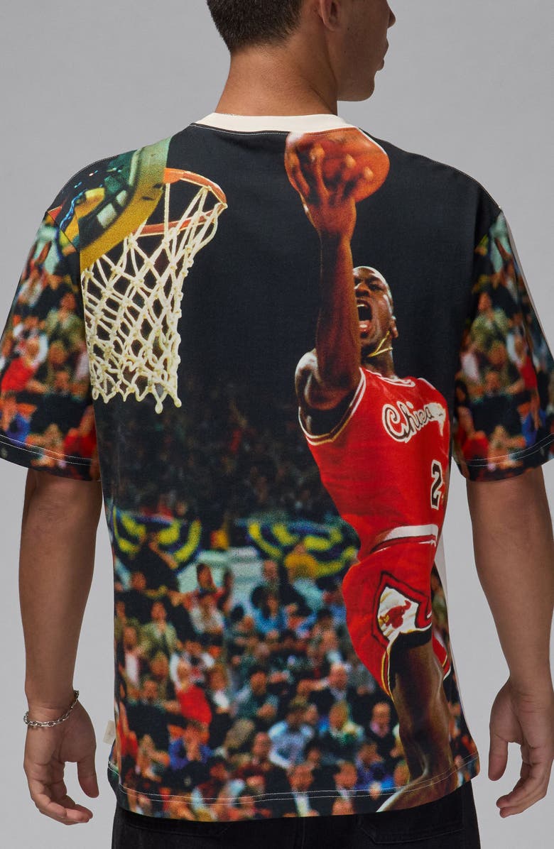 Jordan Air Jordan 85 Cotton T-Shirt, Alternate, color, Sail/ Black