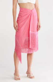 Cult Gaia Veronika Fringe Skirt