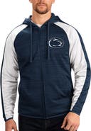 G-III SPORTS BY CARL BANKS Men's G-III Sports by Carl Banks Navy Penn State Nittany Lions Neutral Zone Raglan Full-Zip Track Jacket Hoodie