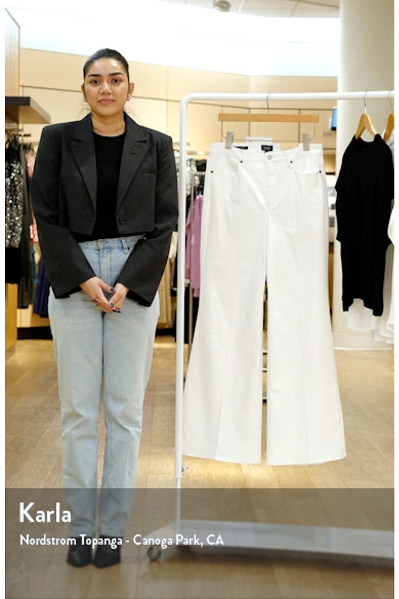Mia Palazzo High Waist Flare Jeans video
