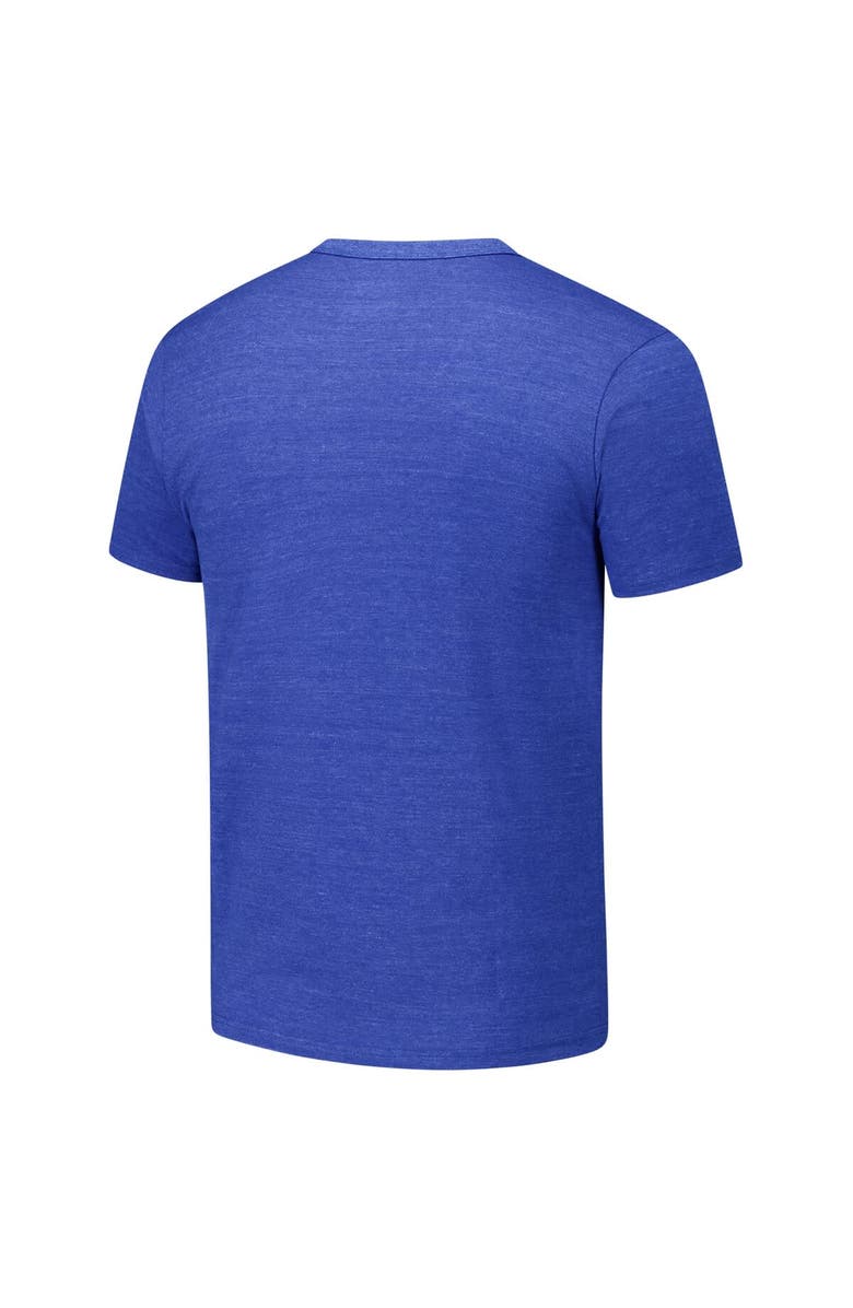 LEAGUE COLLEGIATE WEAR Men's League Collegiate Wear Heather Royal Kansas Jayhawks Victory Falls Tri-Blend T-Shirt, Alternate, color, Heather Royal