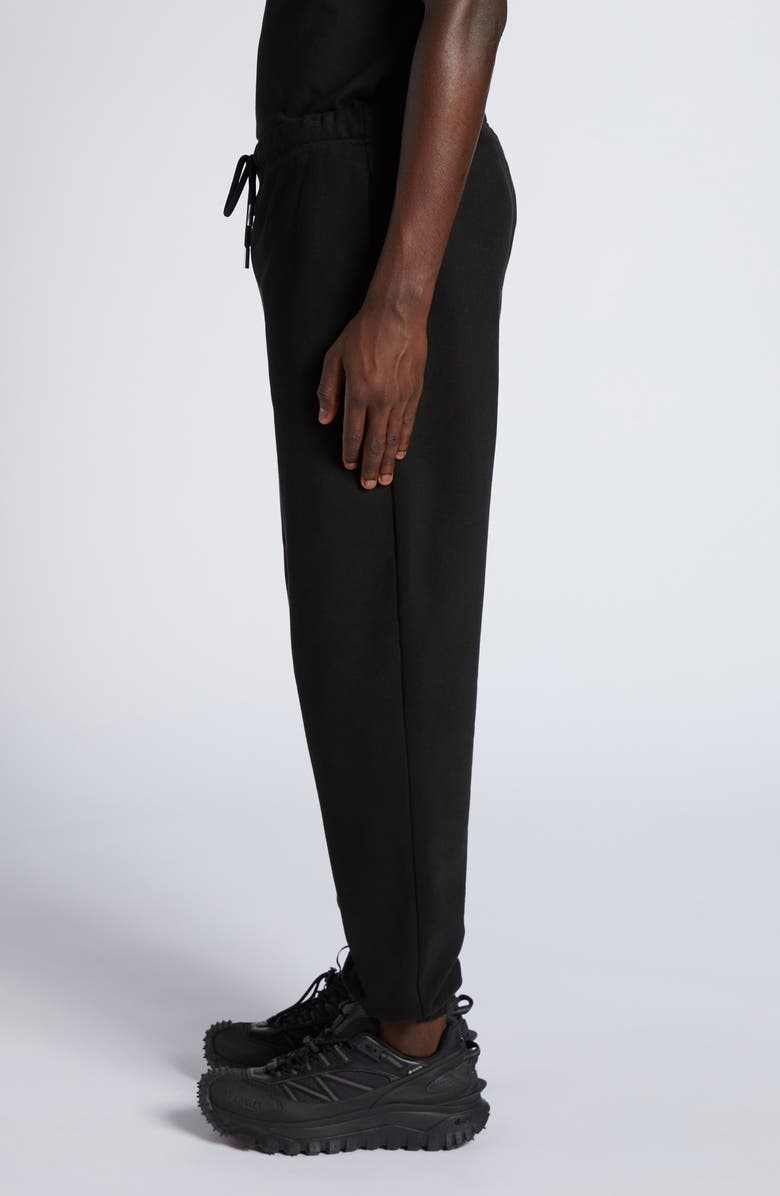 Moncler Logo Patch Joggers, Alternate, color, Black