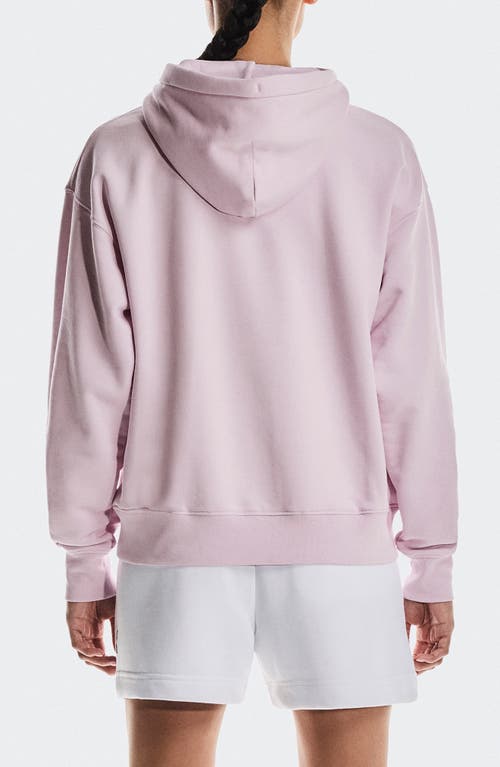 On Club Oversize Organic Cott Blend Hoodie In Pink
