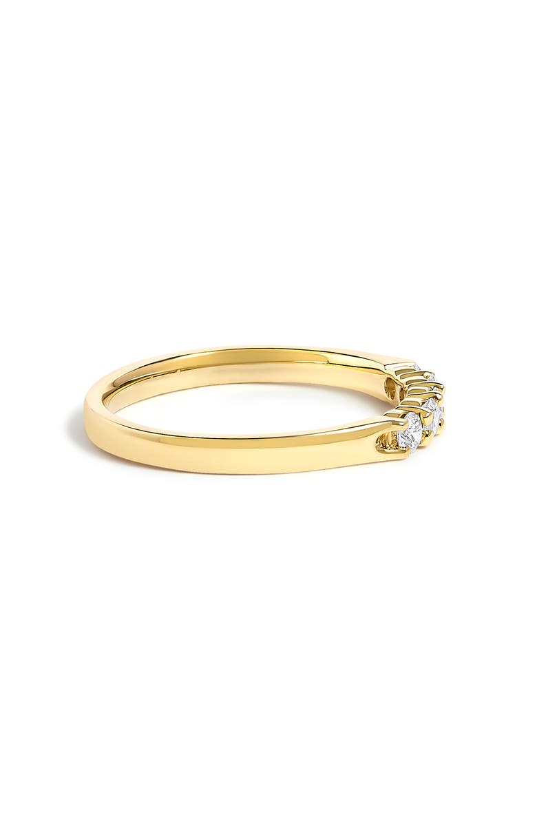 Haus of Brilliance 14K Gold 1/4 Ctw Diamond 5 Stone Band Ring, Alternate, color, Yellow Gold