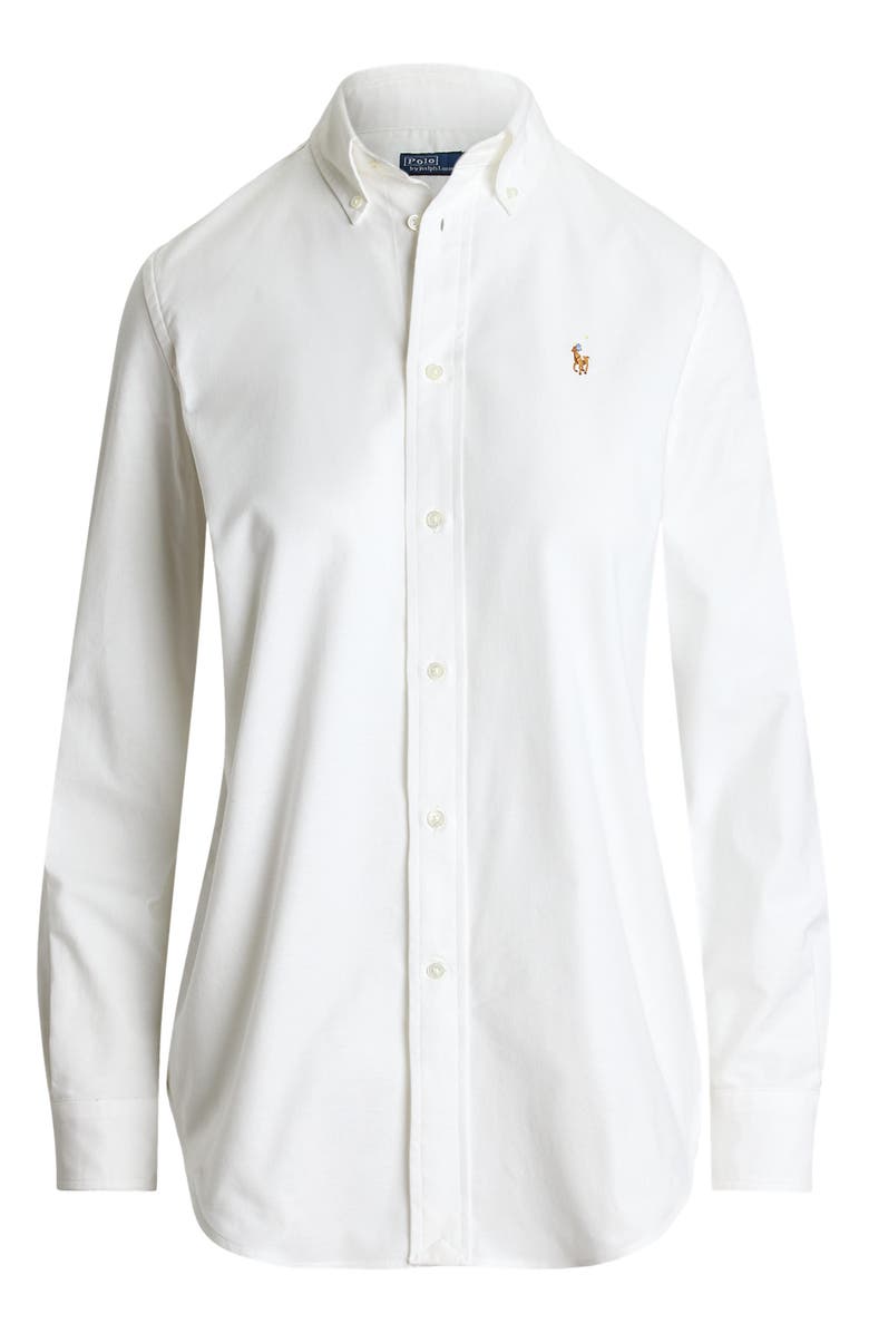 Polo Ralph Lauren Slim Fit Stretch Oxford Shirt, Alternate, color,