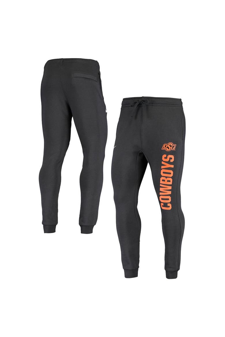 Men's Nike Anthracite Oklahoma State Cowboys Primary Logo Club Fleece Joggers, Main, color, Anthracite