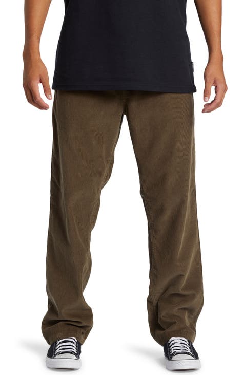 Cowl Neck Solid Cotton Corduroy Baggy Top