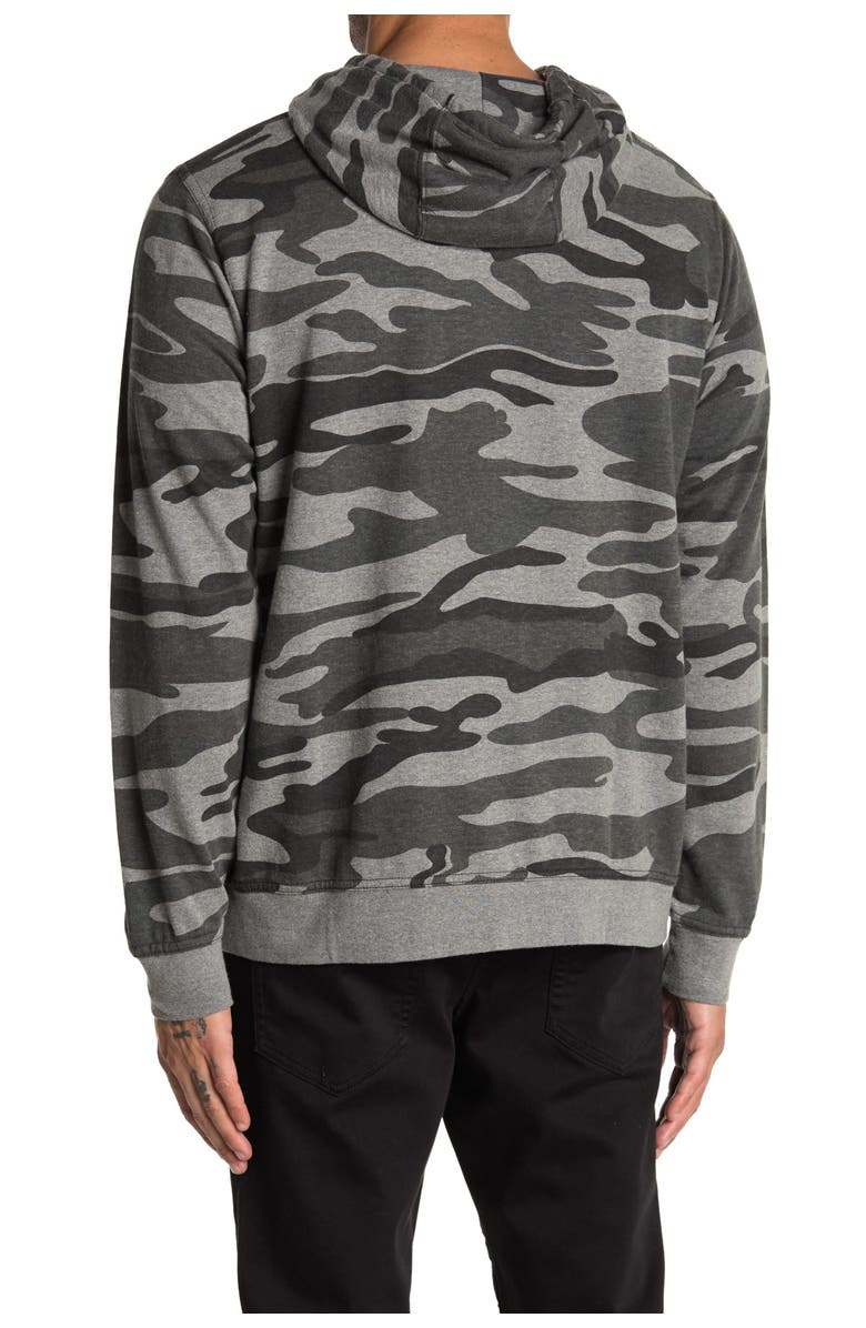 BURNSIDE Camo Print Pullover Hoodie, Alternate, color,