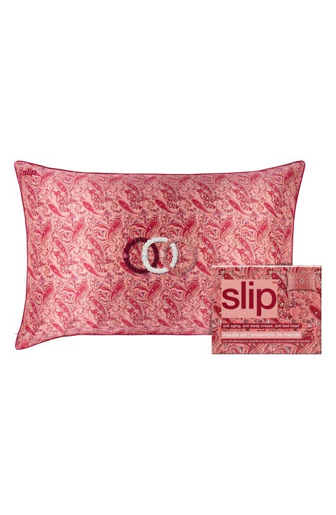 Maude Pure Silk Pillowcase & Scrunchie Set $127.50 Value