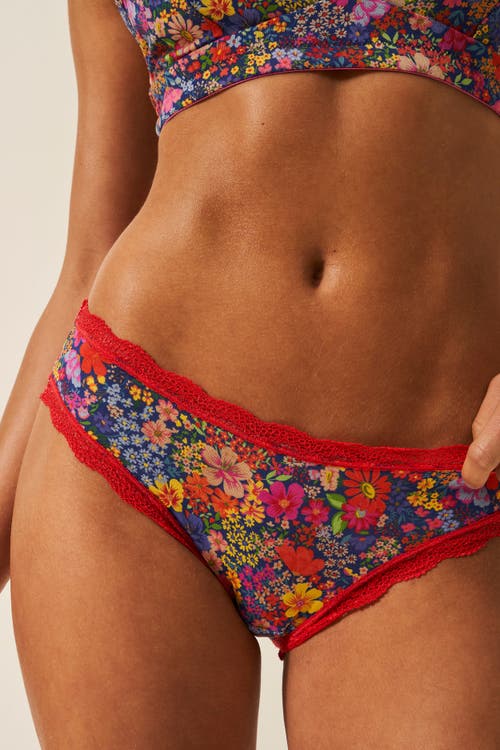 Stripe & Stare Original Knicker Four Pack In Full Bloom