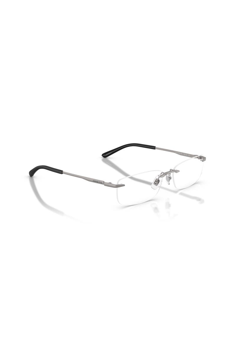 58mm Rectangle optical glasses, Alternate, color, Grey