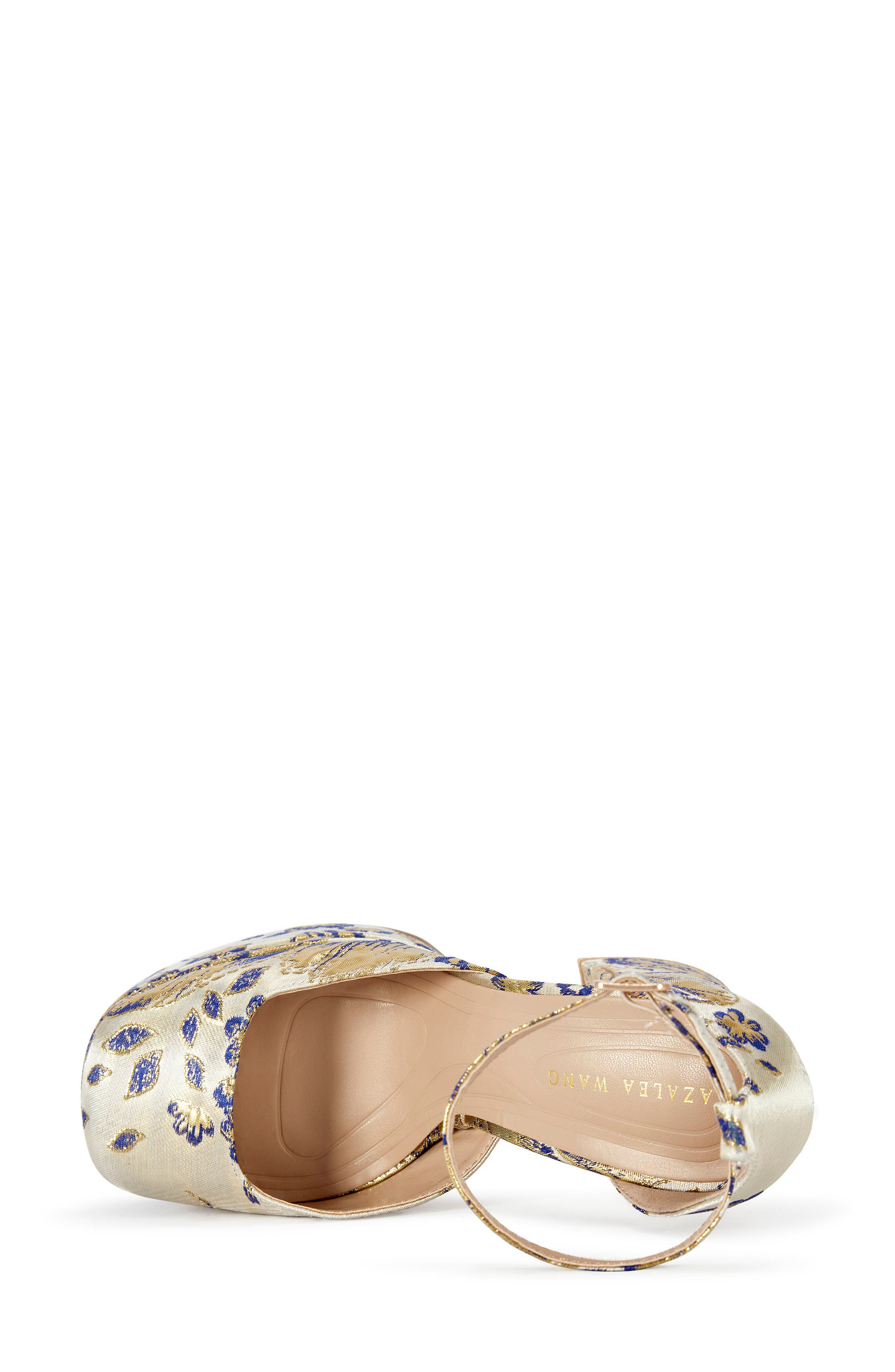 AZALEA WANG Zipphora Sandal, Alternate, color, Gold