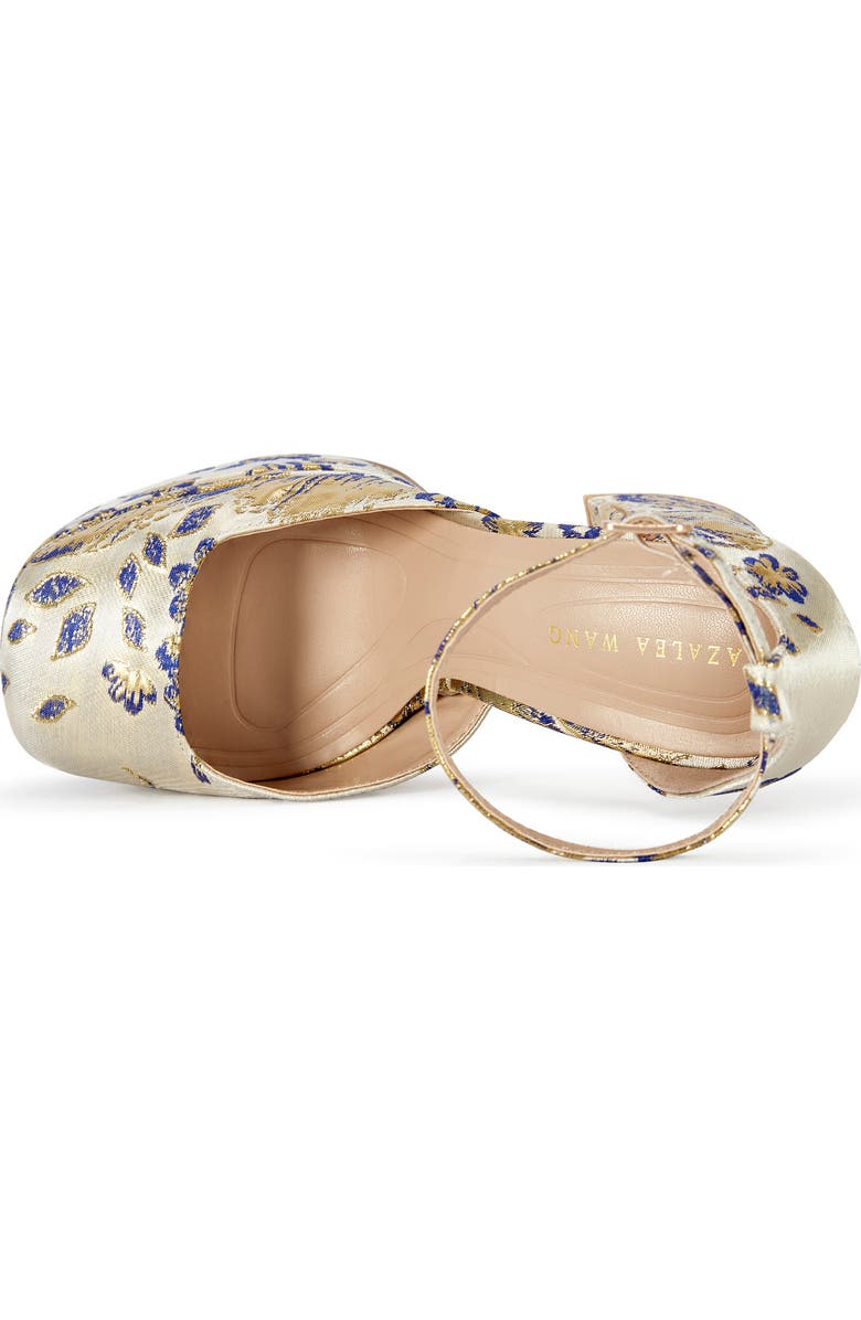 AZALEA WANG Zipphora Sandal, Alternate, color, Gold