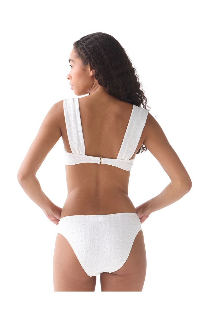 Kate Spade New York Uwire Bra Top Swimsuit, Alternate, color, White