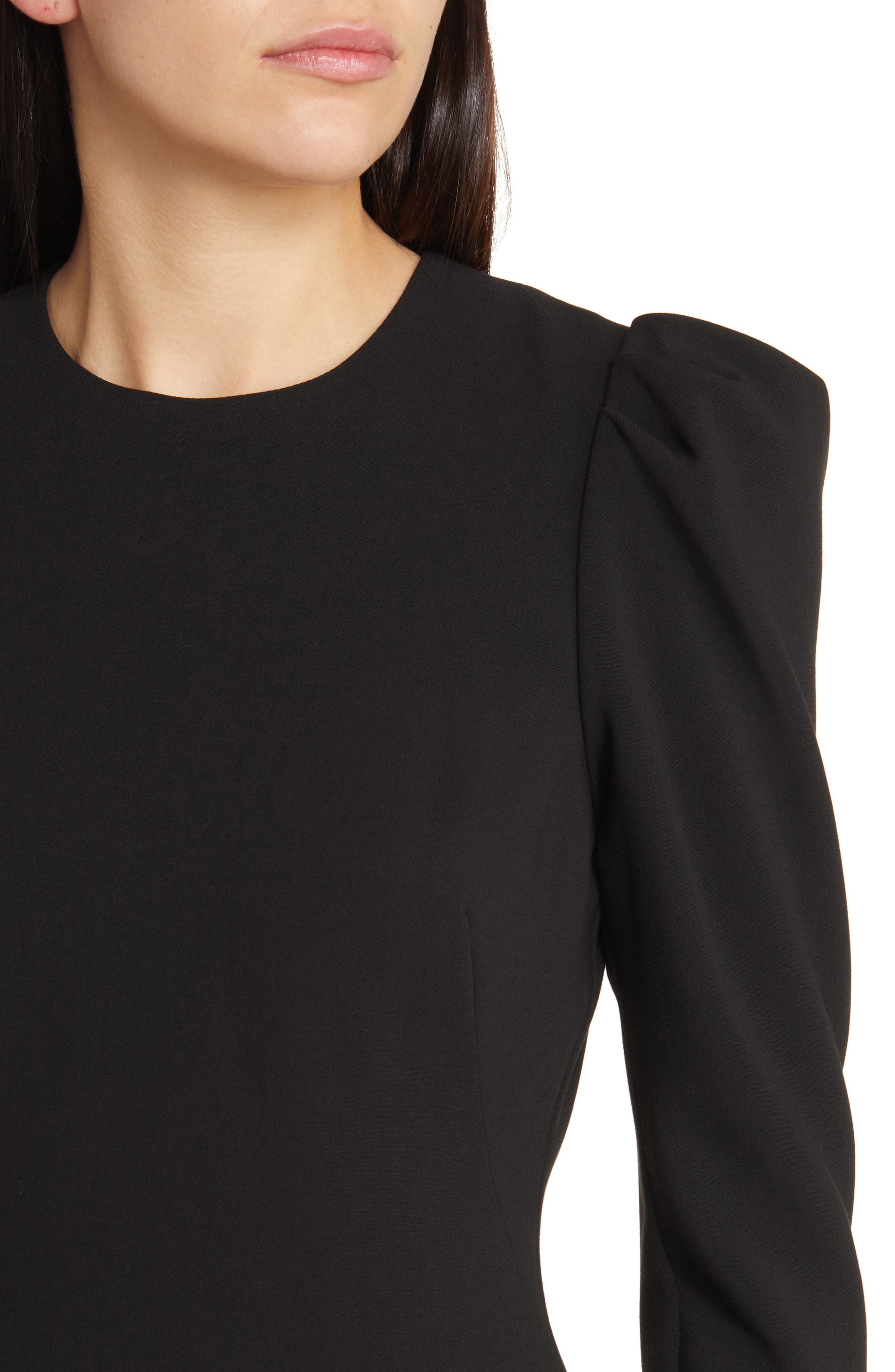 black halo hadley mini dress Black Halo Hadley Long Sleeve Mini Dress