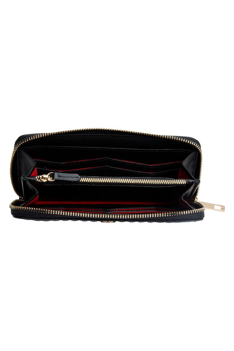 Mimi Continental Wallet, Alternate, color, Black