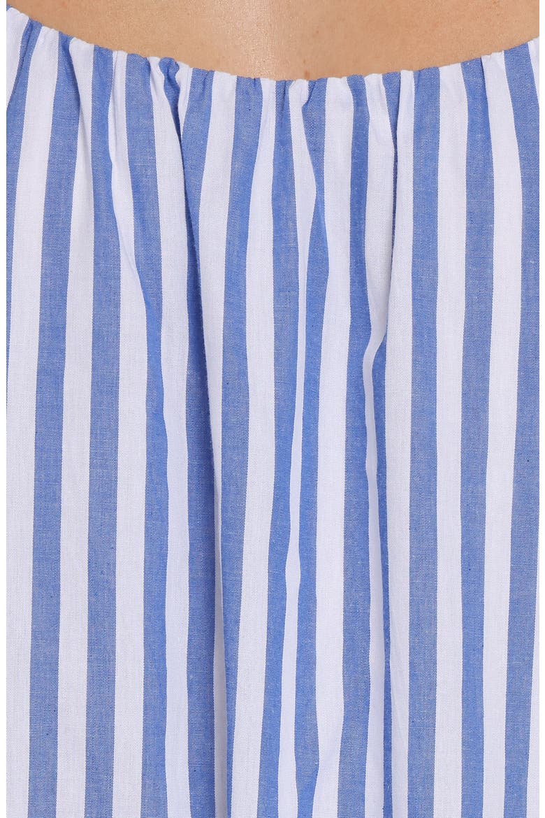 Amber Striped Cotton Maxi Dress, Alternate, color, NAVY WHITE STRIPE