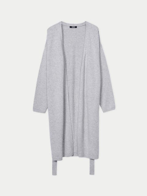 Long Maternity Cashmere Robe