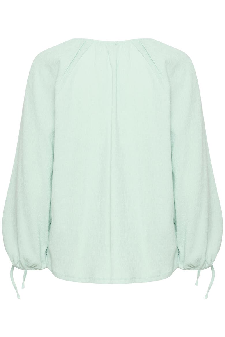 Catharina V-Neck Casual Fit Blouse, Alternate, color, Surf Spray