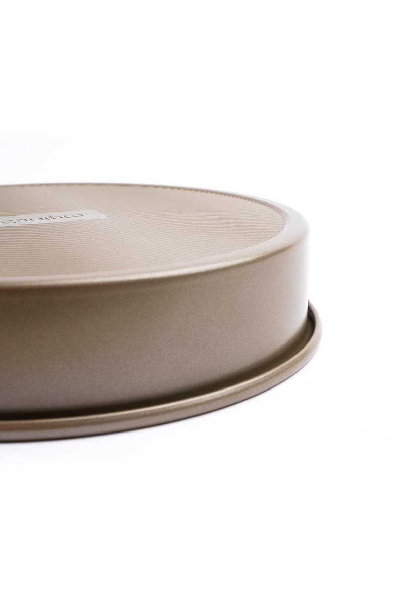CUISIPRO 9.5 x 2-Inch Round Steel Nonstick Baking and Cake Pan, Alternate, color, Brown