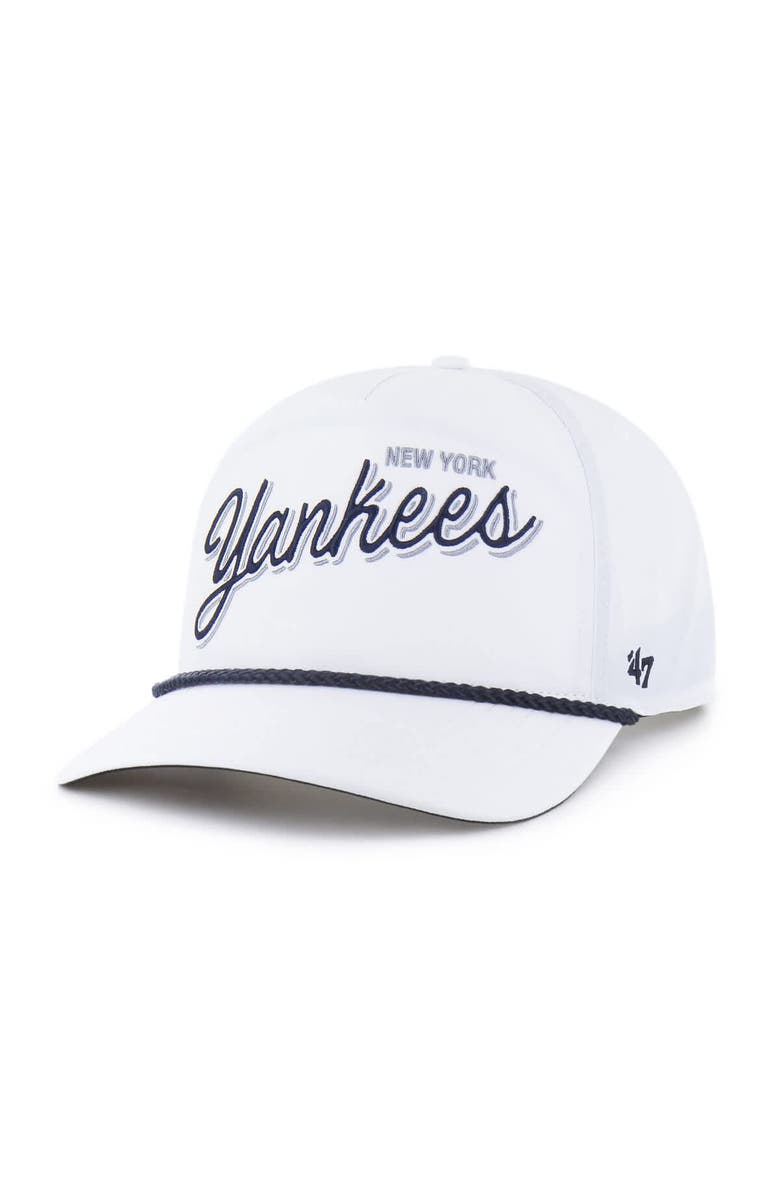 '47 Men's '47 White New York Yankees Brrr Fairway Hitch Adjustable Hat, Main, color, White