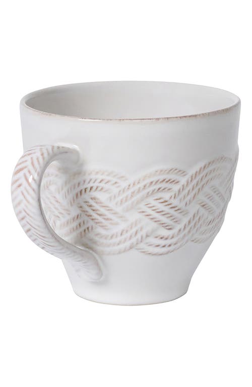 Juliska Le Panier Mystic Knot Mug In White