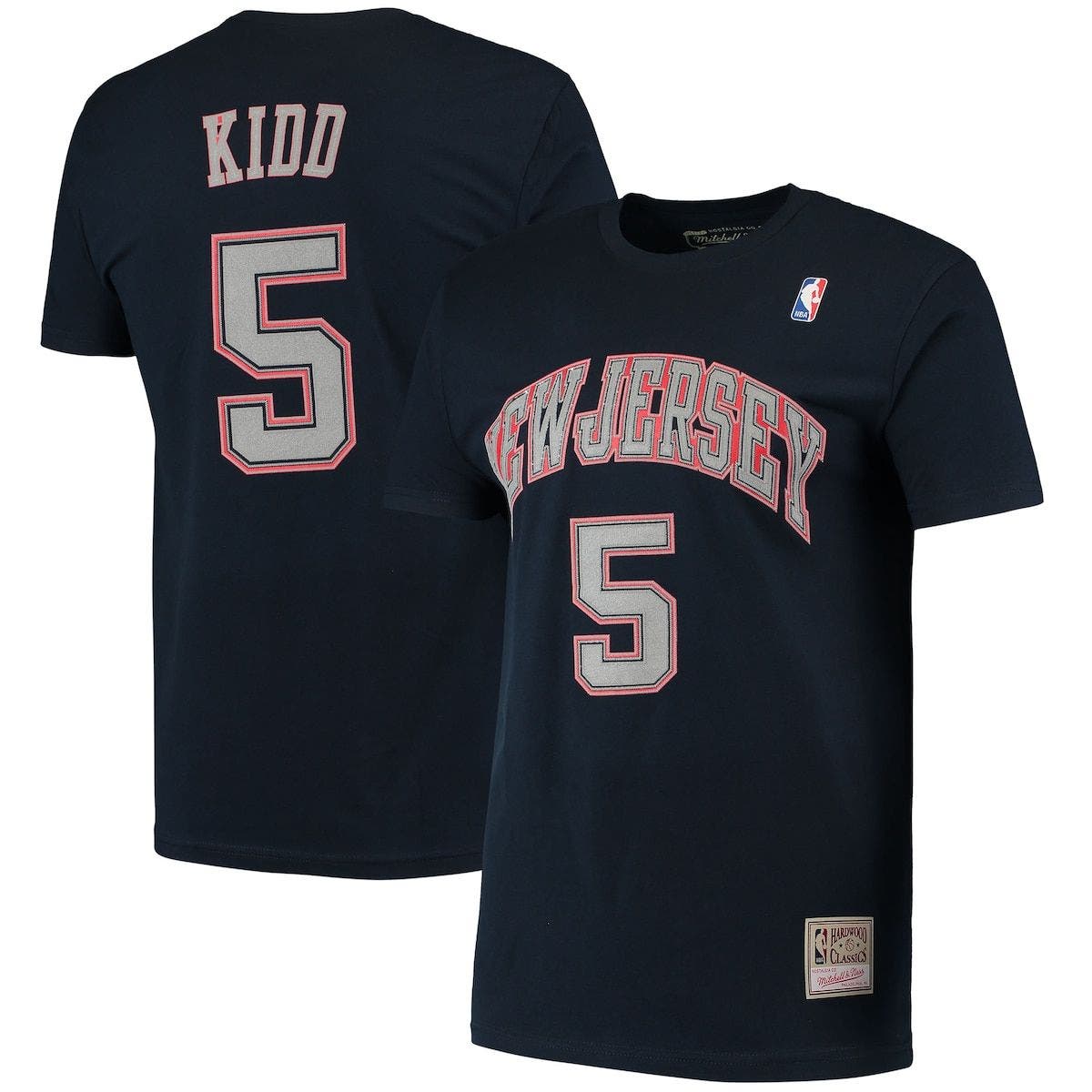 Mitchell & Ness Men's Mitchell & Ness Jason Kidd Navy New Jersey Nets ...