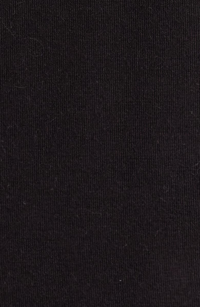 Nordstrom Moonlight Eco Lace Trim Robe, Alternate, color, Black