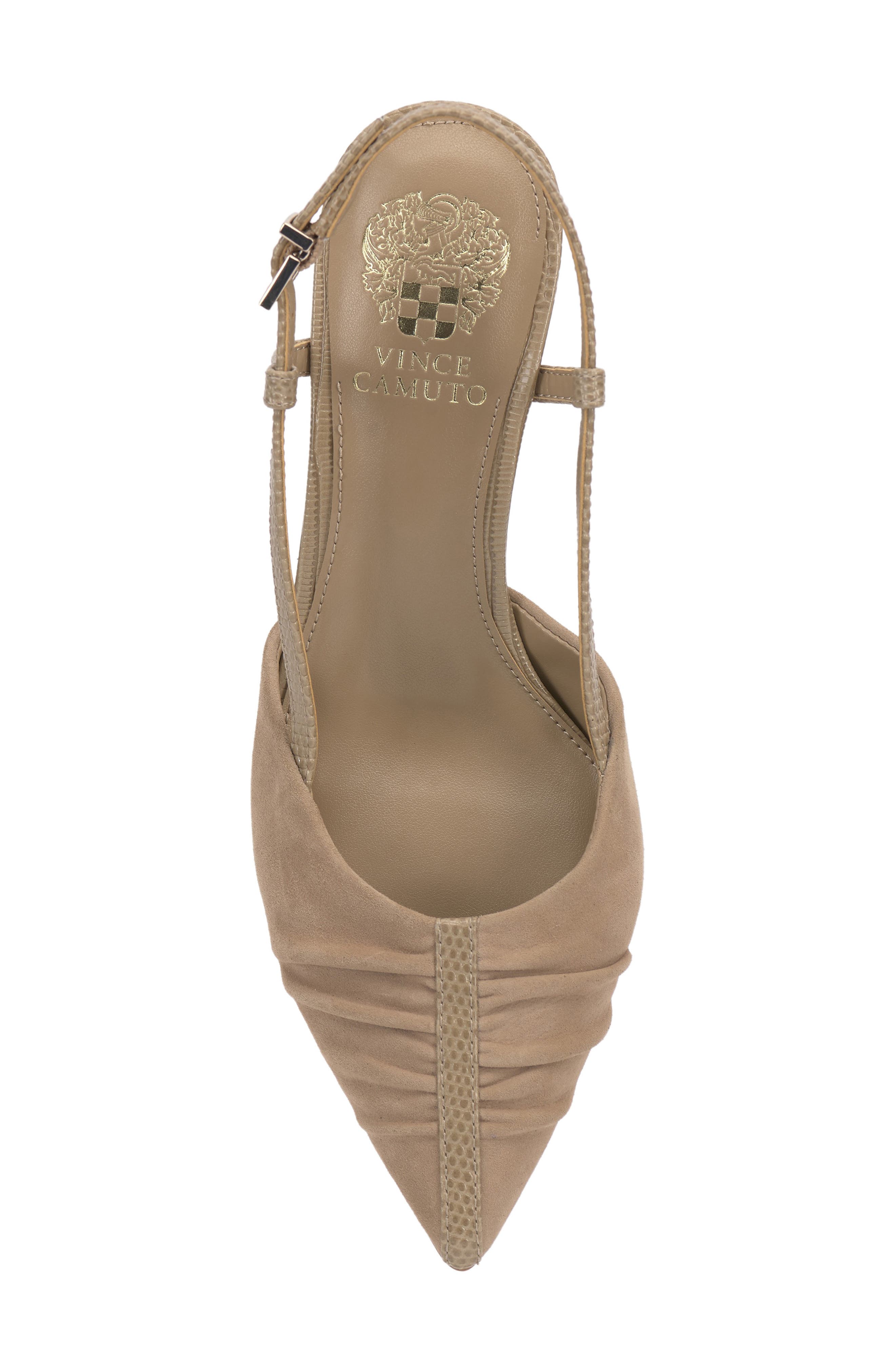 Vince Camuto Kelten Slingback Pointed Toe Pump, Alternate, color, Tortilla