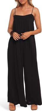 Petal & Pup Abegail Flowy Wide Leg Jumpsuit