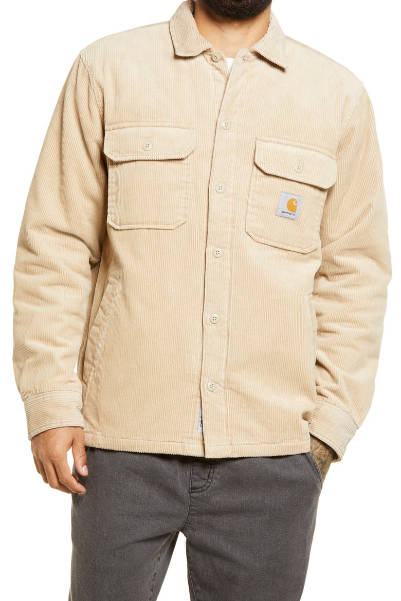Whitsome Cotton Corduroy Shirt Jacket, Alternate, color, WALL