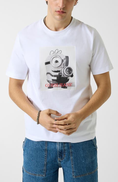 x Minions Photo Cotton Graphic T-Shirt