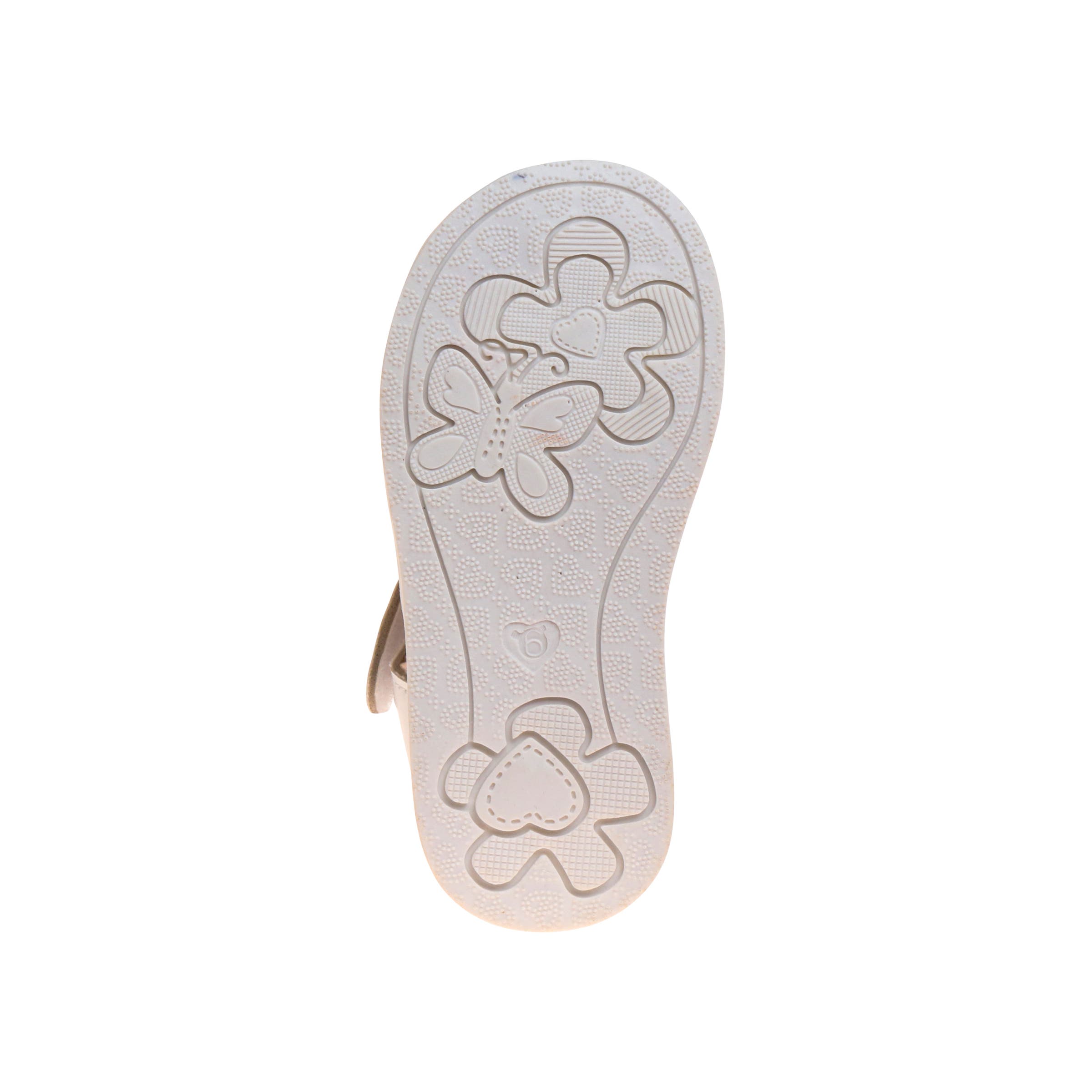 Laura Ashley Flower Detail Closed Toe Toddler Sandals, Alternate, color, White