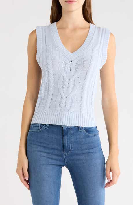Cheryl Cable Knit Sweater Vest