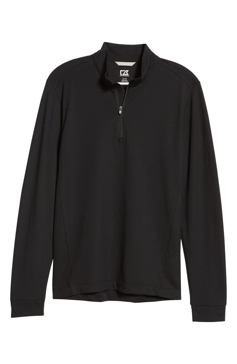 Cutter & Buck Advantage Regular Fit DryTec Mock Neck Pullover, Alternate, color, 