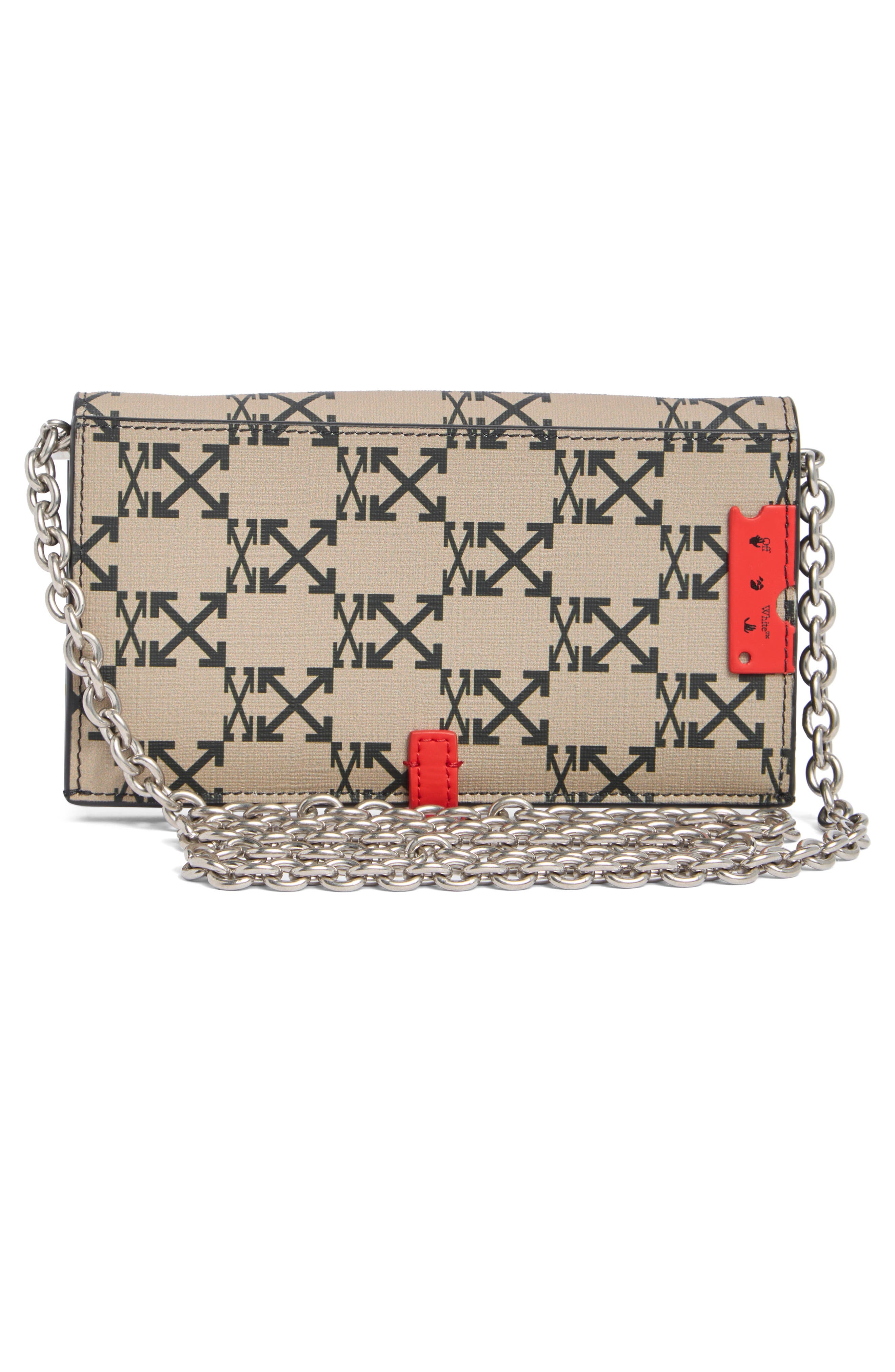 Off-White Monogram Wallet On A Chain, Alternate, color, 