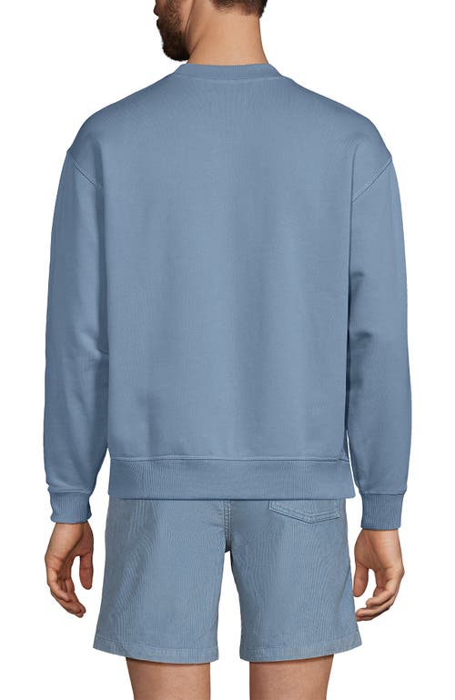 LANDS' END LANDS' END LONG SLEEVE FRENCH TERRY VINTAGE WASH CREWNECK SWEATSHIRT 