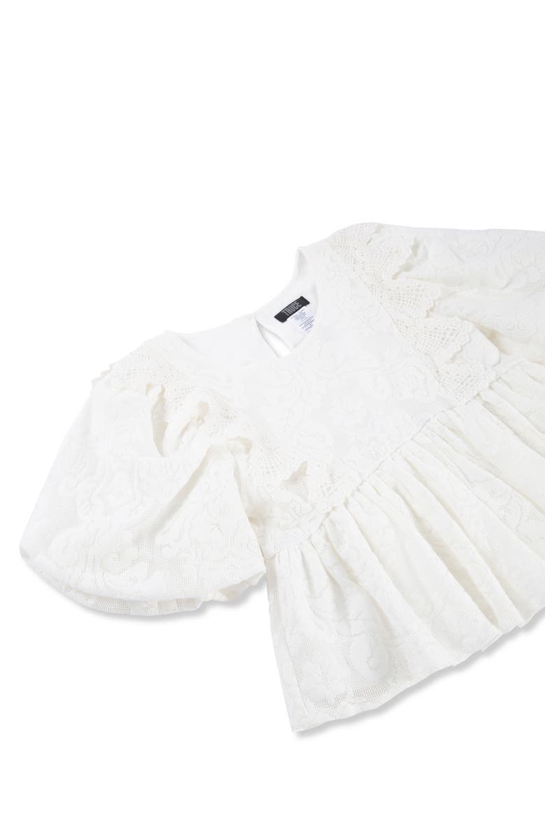 Truce Kids' Lace Top, Alternate, color, Off-White