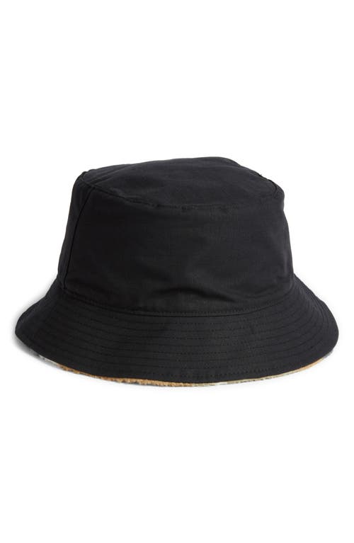 JORDAN JORDAN APEX WINTER FLEECE LINED REVERSIBLE BUCKET HAT 