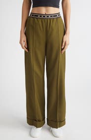 Marni Tropical Virgin Wool Straight Leg Pants