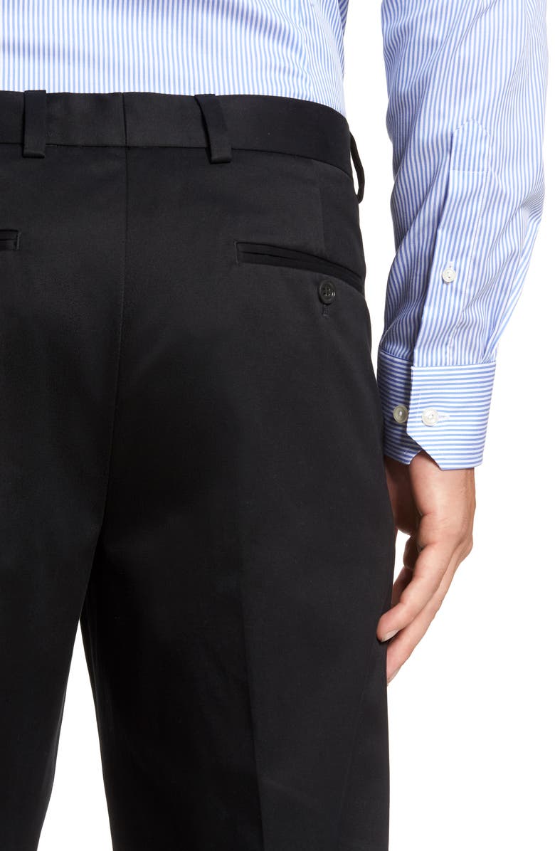NORDSTROM MEN'S SHOP 'Classic' Smartcare<sup>™</sup> Relaxed Fit Double Pleated Cotton Pants, Alternate, color,